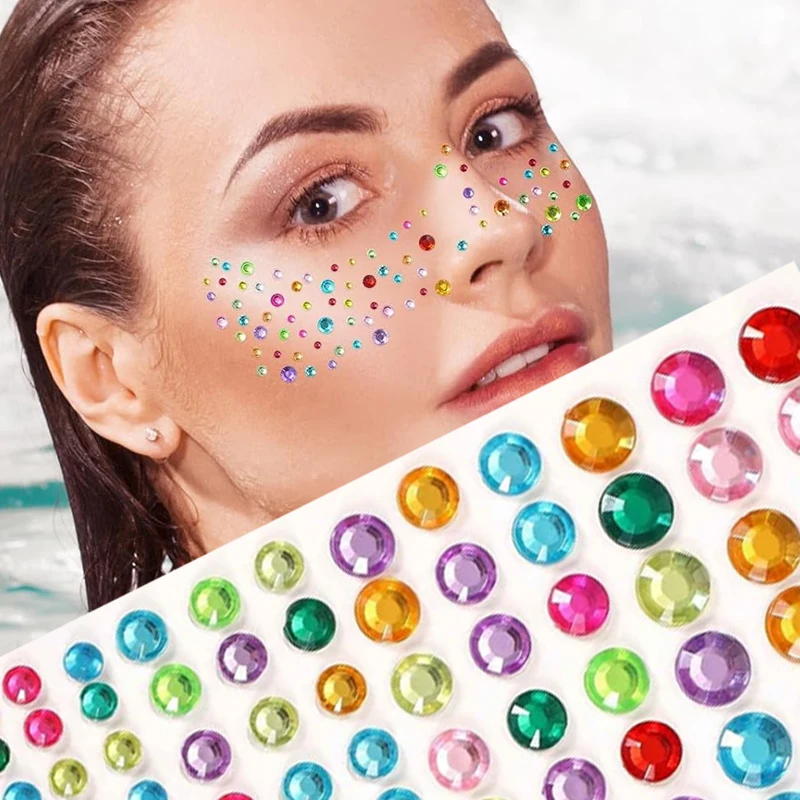Pegatinas de perlas autoadhesivas para pelo cara y uñas_voghion.com