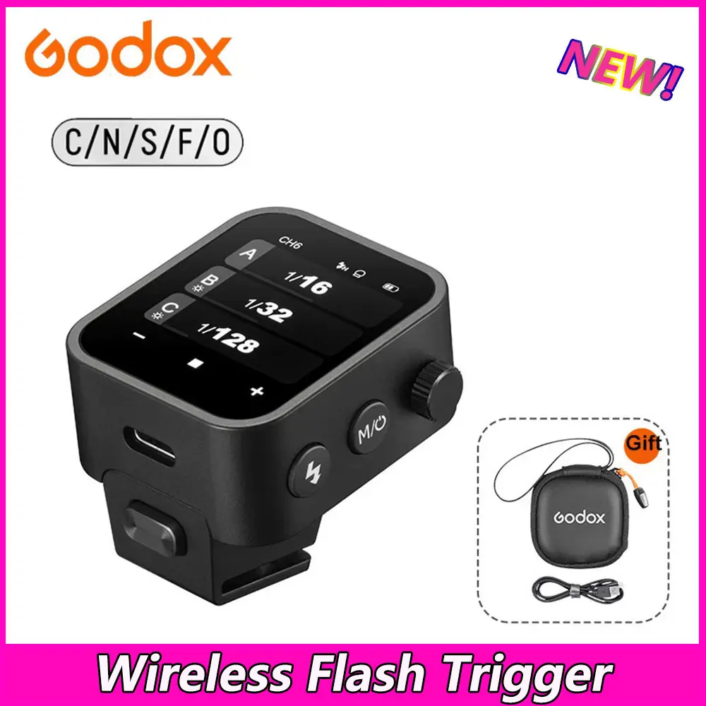 [Pre-Vendita 2.29] Godox X3 Ttl Hss Wireless Flash Trigger Oled Touch Screen Per Canon Nikon Sony Fuji Olympus Panasonic