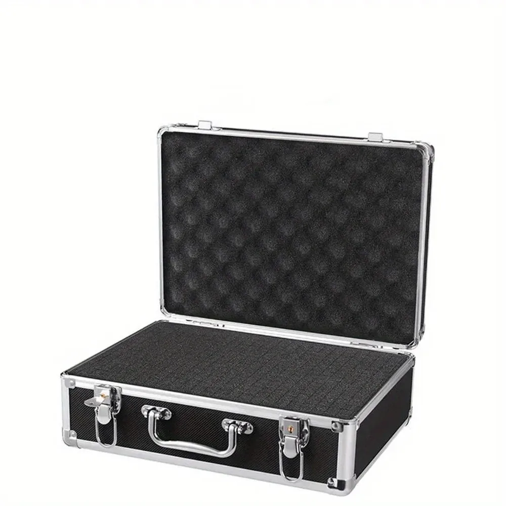 Durable Aluminum Tool Box with Safety Locks and Impact-Resistant Exterior-Protective Sponge Interior for Tools Equipment Storage 5