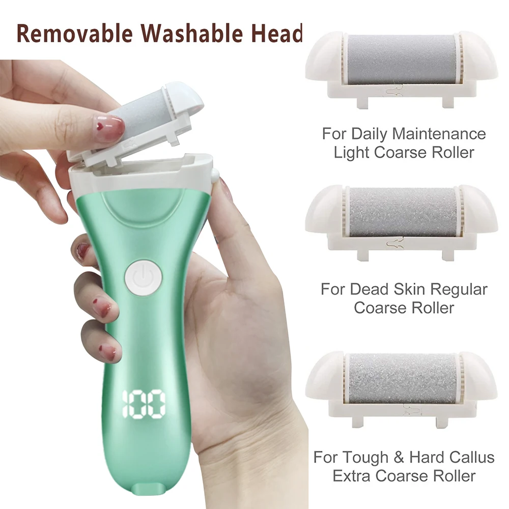 Foot Care Tool Heads Pedi Dead Hard Skin Callus Remover Refills Grinder Replacement Rollers File Feet Care Tool angle grinder conversion head tool accessories angle grinder heads electric drill to electric angle grinder accessories set