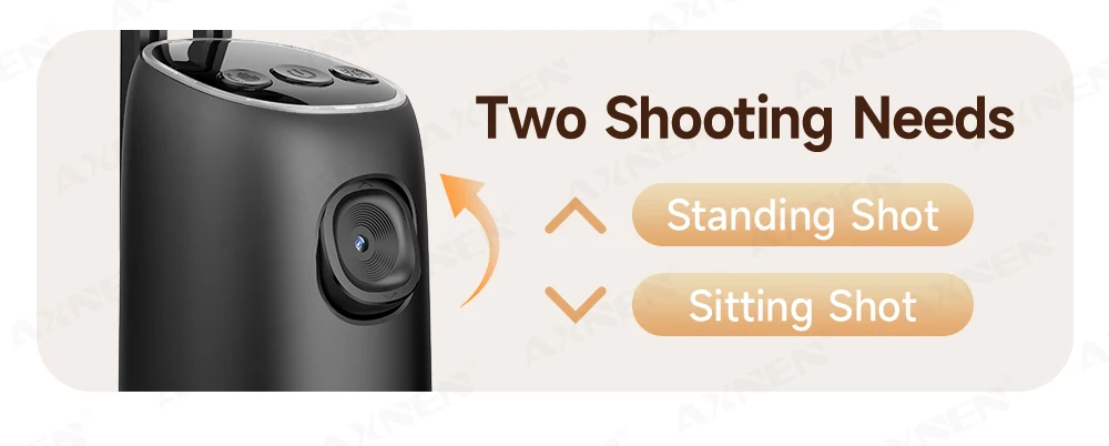 360°Rotating P05 AI Face Tracking Desktop Gimbal Stabilizer Intelligent Follow Shoot Gesture Control