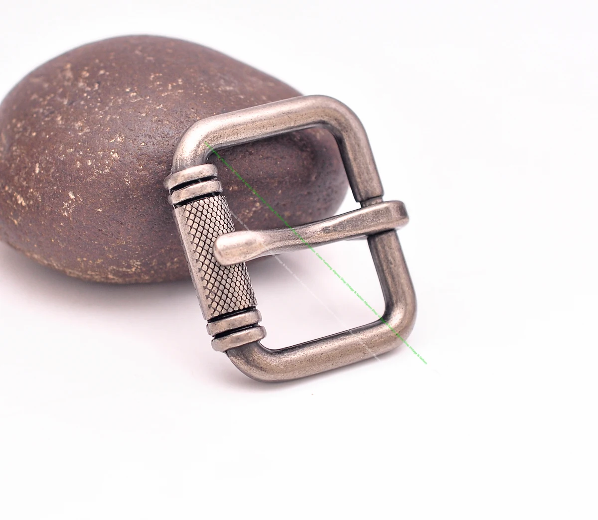 BKD0677 30Mm Solid Western Sturdy Square Heel Bar Pin Buckles for Men Jeans Belt Buckle Diy Leathercraft Dog Collar Belt