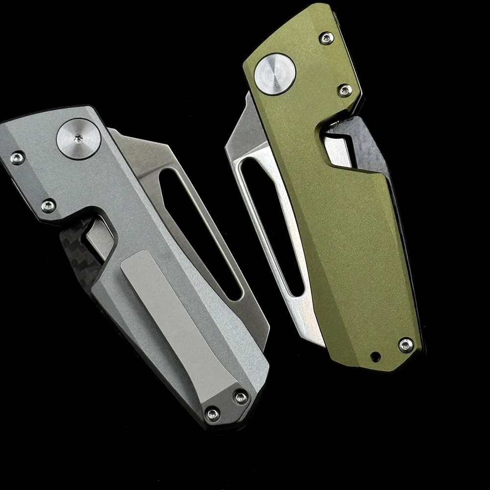 OK-WinterSpudding Magnet Inside Aluminium handle VG10 blade Outdoor Camping Hunting Pocket EDC Tool Knife 6