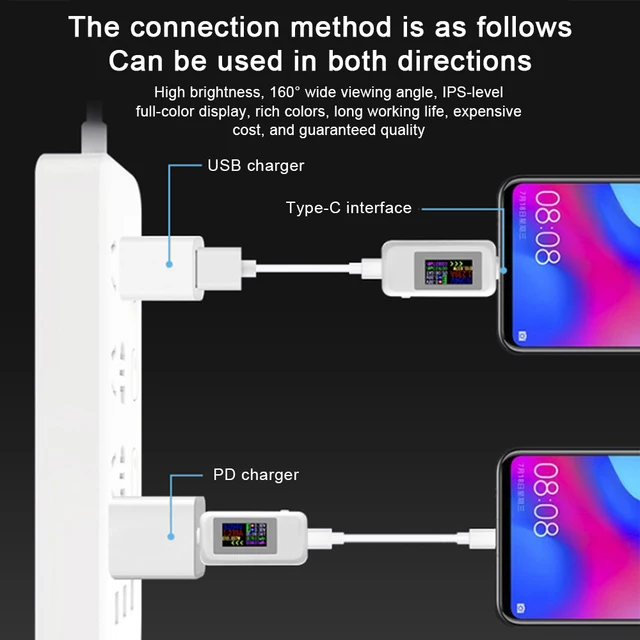 정확하고 신뢰할 수 있는 USB 타입-C 테스터
