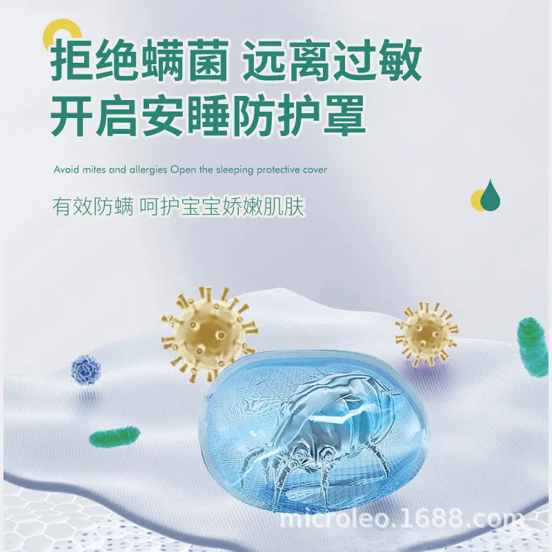 Children's Pillow Thai Natural Latex Pillow Core Anti Mite, Suitable for All Seasons, Primary School, Kindergarten, Baby Pillow 4