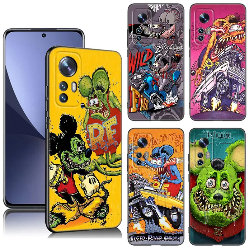 Tales Of The Rat Fink Art Custodia Per Telefono Per Xiaomi Mi 8 9 Se 10 10T 11 12 13 Lite 9T 11T 12S 12T 13 Pro 12X 11I Cover In Silicone