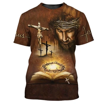 Jesus Flag Graphic T-Shirt 1