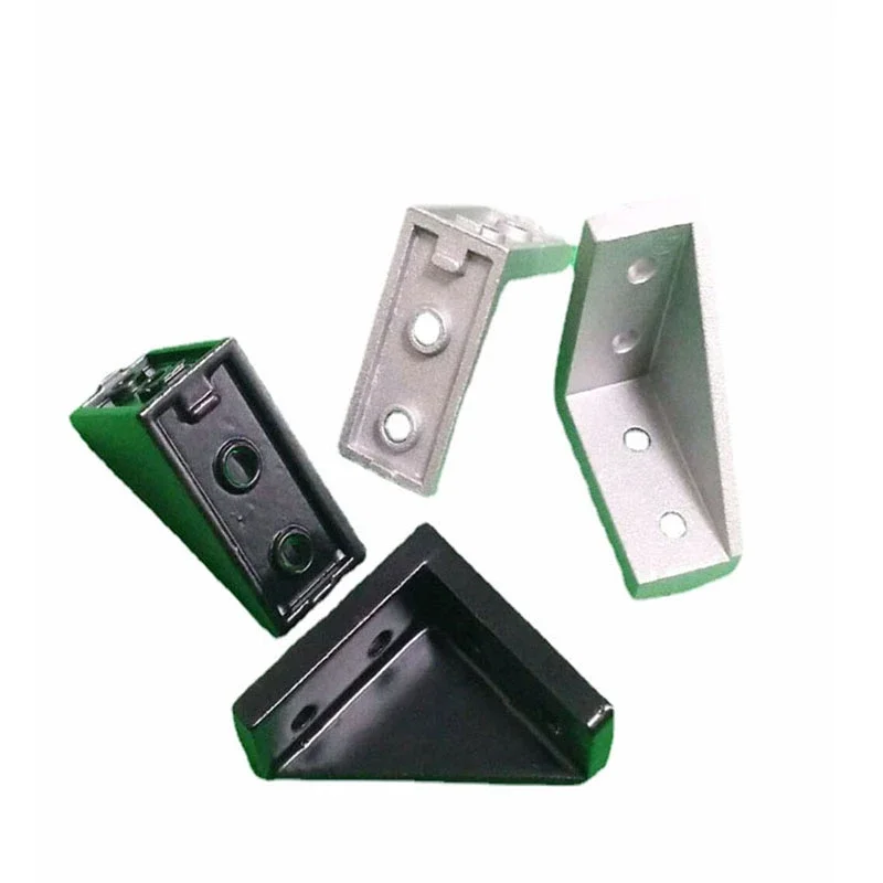 Suporte de Alumínio do Conector do Ângulo 2040 Encaixe de Canto Perfil Industrial Prendedor Uso do Fósforo 38×38 l 20 Peças Pelo Lote