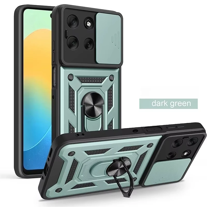Shockproof Armor Phone Case with Camera Lens Protection