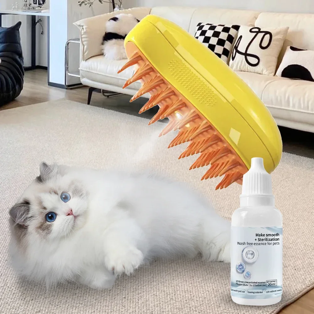 Steam Pet Grooming Brush 2