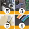 Industrial Electric Hot Air Gun Thermoregulator Heat Guns Shrink Wrapping Thermal Power Tool Construction Hair Dryer 110V/220V 6
