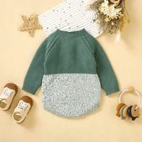 Baby Boys Girls Bodysuits Long Sleeve Knitted Newborn Netural Spring Autumn Winter Onesie Jumpsuits 0-18m Toddler Infant Clothes 2