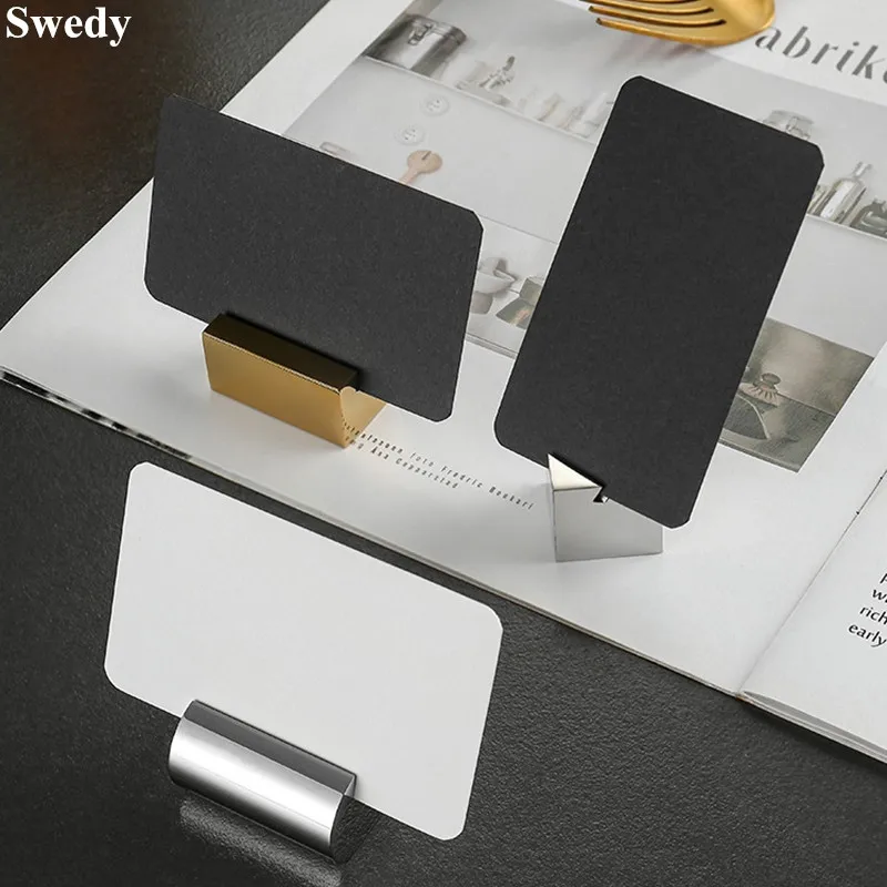 Card Holder Stainless Steel Table Number