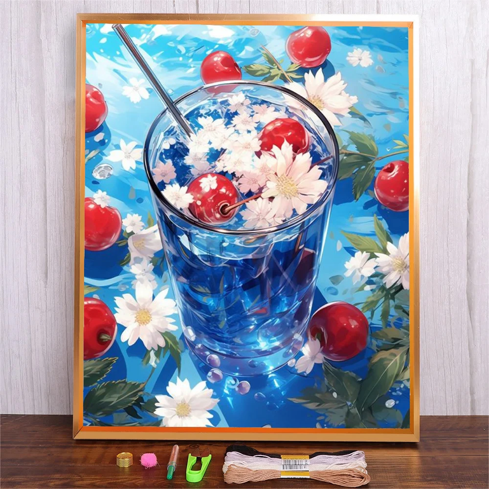 

Counted Cross Stitch Complete Kit Cross-stitch Hobby DIY Embroidery Kit Cross Stitch Set Needlework Kids Handicrafts Adults Gift