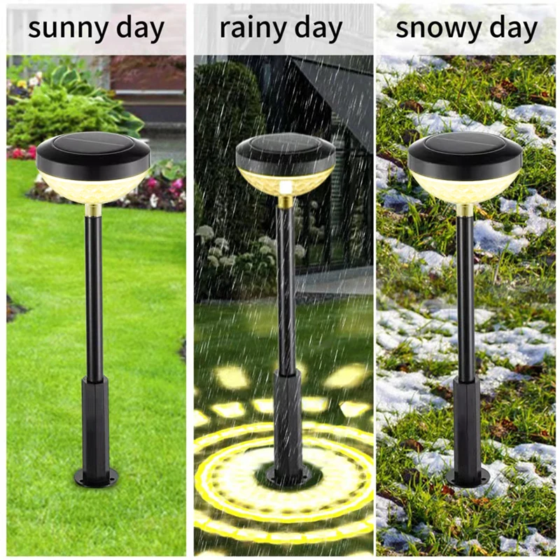 solar garden lanterns Waterproof Solar LED Lights RGB Multi-Color Lighting Solar Light For Lawn Outdoor Garden Pathway  Landscape Lighting Decorative solar fence lights