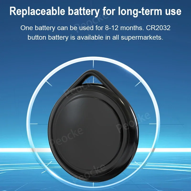 Mini Tracker with Find My for Apple GPS Locate Smart Tag Keys Bag Wallet Finder Bluetooth AirTag Replacement Anti-lose Tracker