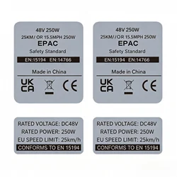Premium Electric Bike Sticker for Enhanced Aesthetic Appeal (2P48V2PDC48V)