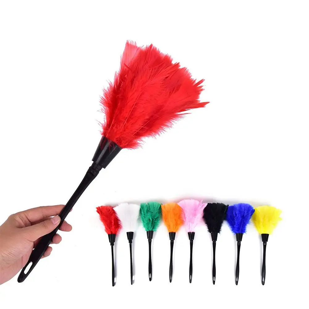 Cleaning Duster Feather Duster Microfiber Duster Brush Microfiber Dust Brush Turkey Feather Duster Anti-static Cleaning Dust Car Dashboard Microfiber Duster Fur Brush Home Air-condition Furniture Cleaner