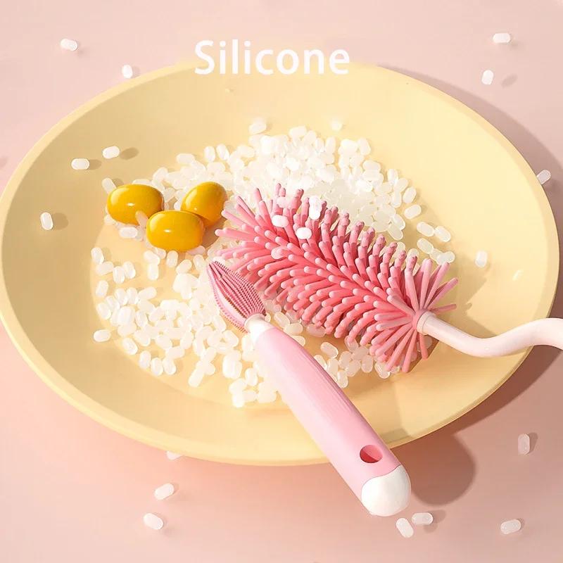 Cleaning Brush Bottle Cleaning Brush Bottle Brush Cleaning Brush Set Straw Cleaning Brush for Glass Cup Kitchen Baby Pacifier