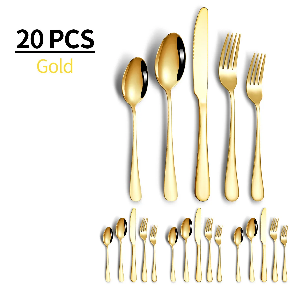 20pcs Gold