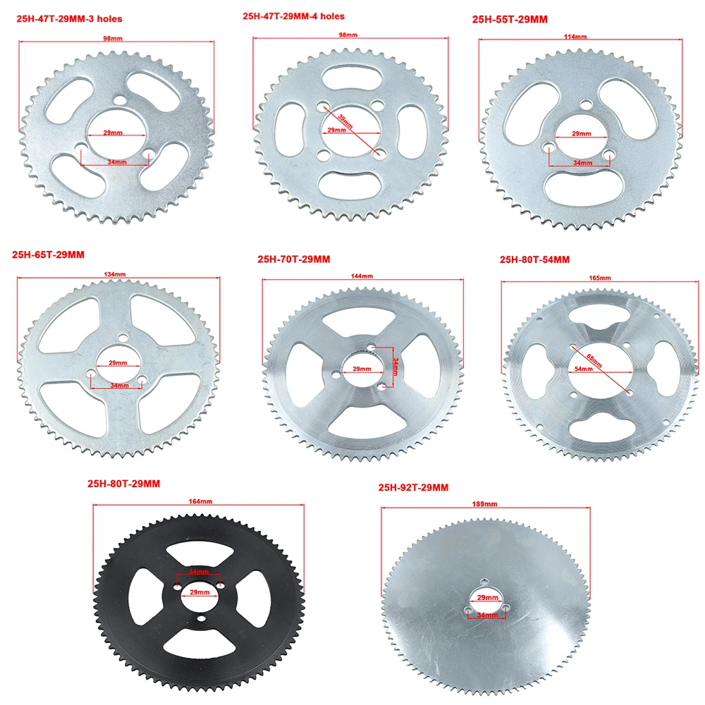 High-Performance Rear Sprocket for Mini Bikes, ATVs, and Scooters