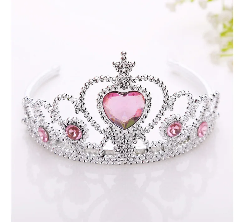 Children Tiara Headdress Headwear Cute Princess Crowns Hairband Headdress For Girls Kids Headband Accessories Baby Accessories cute	