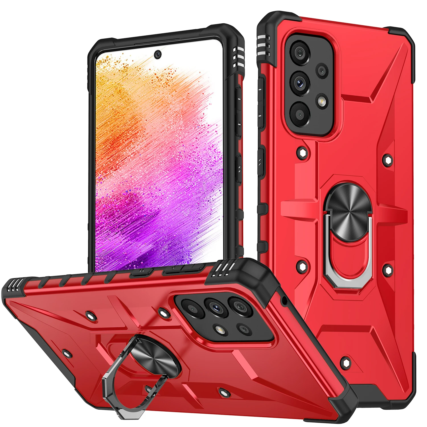 Per Samsung A54 A 54 14 34 Custodia Protettiva Antiurto Per Samsung Galaxy A54 A34 5G A14 Ring Holder