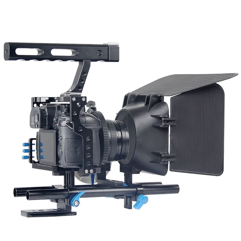 Фото Оборудование для фотосъемки JingYing из алюминиевого сплава для видеокамеры dslr rig для камеры GH4 A7S A7 A7R A7RII A7SII №2