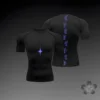 Anime Graphic Compression Shirts for Men Athletic Quick Dry Tshirts Tees Tops Gym Workout Undershirts Short Sleeve Rash Guard 2