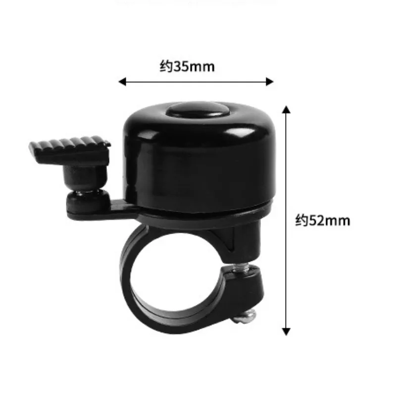 Mini Bike Bell with Silver/Black Options, Universal Fit for Road, MTB, Kids Bicycles, Easy Install, Durable & Loud Clear Sound