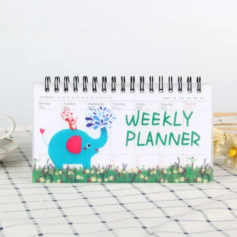 Kawaii Weekly Planner Notebook Journal Agenda Cure Diary Organizer Schedule School Stationary Office Supplies Gift schedule notebook notebook diary journal notebook diary