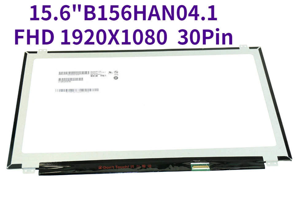 

IPS matrix for laptop 15.6" B156HAN04.1 FHD 1920X1080 LCD Display Matte 30Pin Matte Replacement