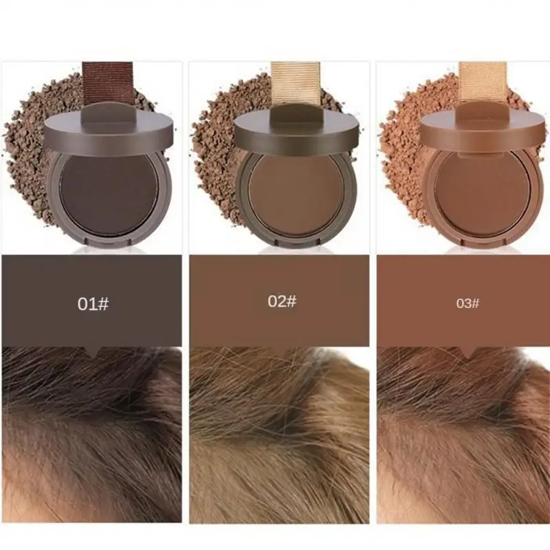 

3 Colors Hairline Shaping Powder Hairline Shadow Powder Waterproof Natural Fill Forehead Natural Replenishment Hair Concealer