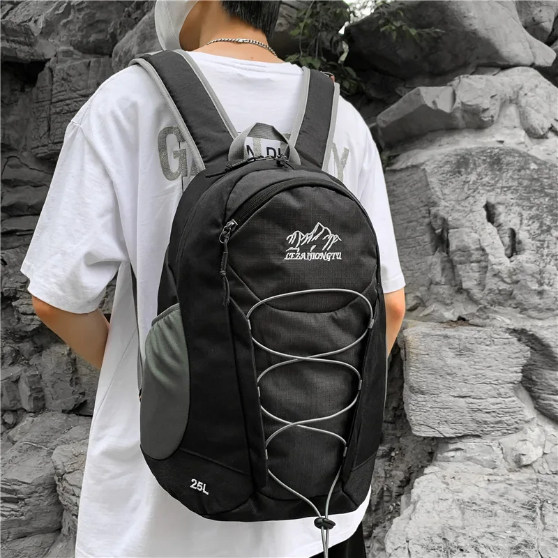 New 25L Mountaineering Waterproof Backpack Men Climbing Sport Bags Unisex Hiking Backpacks Outdoor Camping Travel Bag For Men