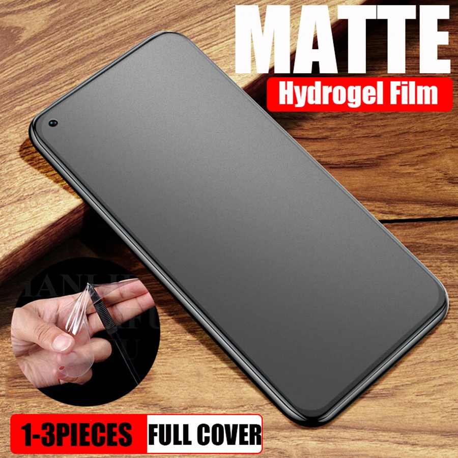 3Pcs Matte Hydrogel Film On the Screen Protector For Realme 8 7 6 5 Pro Screen Protector For Realme GT NEO 2 GT Master Explorer