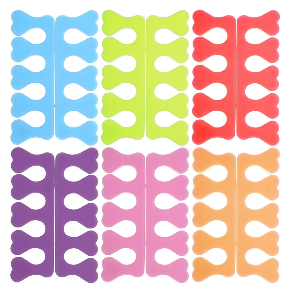 36 Pcs Nail Toe Separator Finger Separators Accessory Manicure Tools Divider Practical Sponge