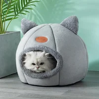 Nouveau confort de sommeil profond en hiver lit de chat tapis de glace panier petit chien maison produits animaux tente confortable grotte nid intérieur Cama Gato 3