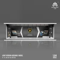 MoreArt&TimeMicro 1:64  Mazda Honda Yokohama Lamborghini  RocketBunny Assemble Diorama LED Lighting Garage USB Power Model Car S 1
