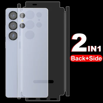 1-3PCS Pellicole posteriori in TPU morbido per Samsung Galaxy S25 S25 Plus S25 Ultra HD Protezione per schermo con pellicola idrogel laterale a copertura totale
