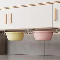 Porte-éponge d'évier de cuisine porte-éponge en acier inoxydable porte-éponge de cuisine accessoires d'évier organisateur sous évier SNJ003 4