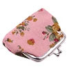 Naivety Hasp Coin Purse Lady Vintage Flower Clutch Bag 2024 New Women Retro Small Fresh Wallet High Quality Good Gift Floral Bag 4