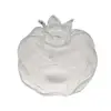 Creative Red Pomegranate Glass Vase Transparent Pomegranate Hydroponic Flower Vase Hammer Pattern Glass Fruit Vase Desktop 1