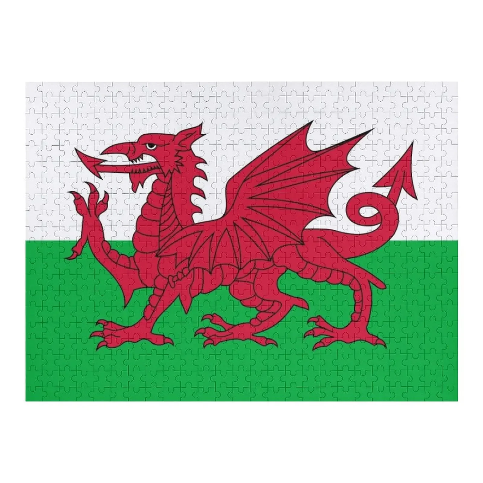 

Flag of Wales - Welsh Flag Jigsaw Puzzle Wood Photo Personalized Works Of Art Jigsaw For Kids Custom Photo Puzzle