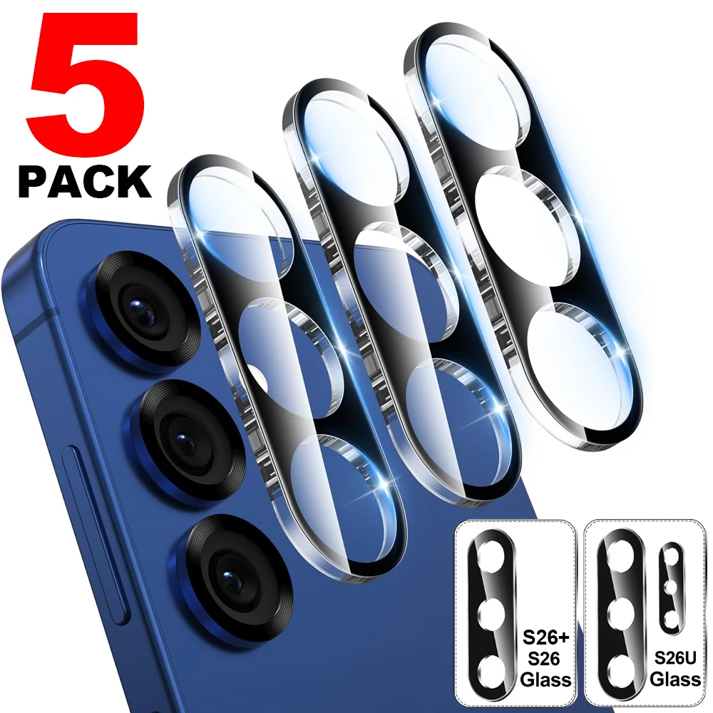 Ultra Clear 9H Tempered Glass Camera Lens Protector - Anti-Scratch, Case Friendly