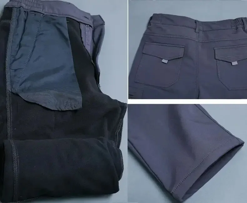 Winter Warm Stretch Pants Men Thick Fleece Linner Outdoor SoftShell Waterproof Thermal Hiking Pants Cargo Casual Long Pant | Sale Bangladesh Winter Warm Stretch Pants Men Thick Fleece Linner Outdoor SoftShell Waterproof Thermal Hiking Pants Cargo Casual Long Pant Sale Bangladesh