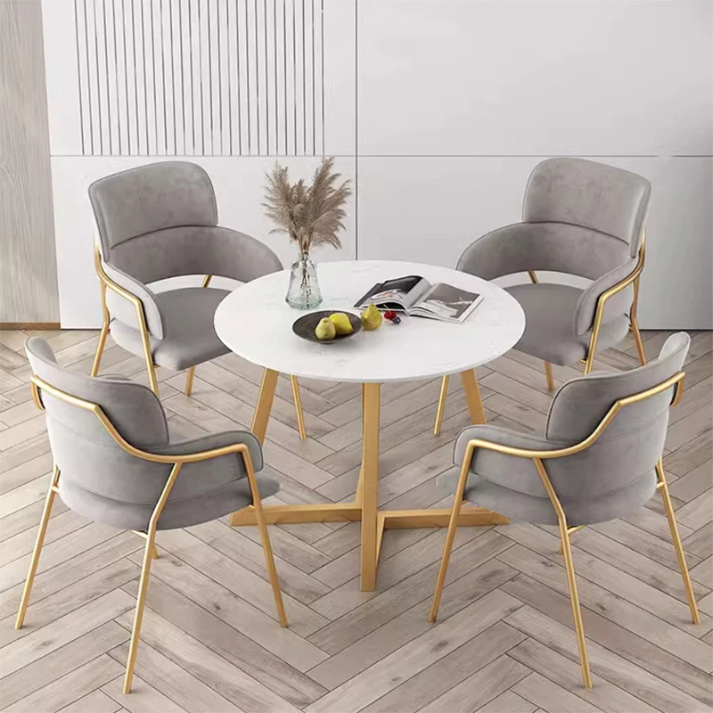 

Handle Cover Luxury Chairs Dining Restaurant Ergonomic Lounge Recliner Chairs Modern Single Cadeiras Living Room Furniture