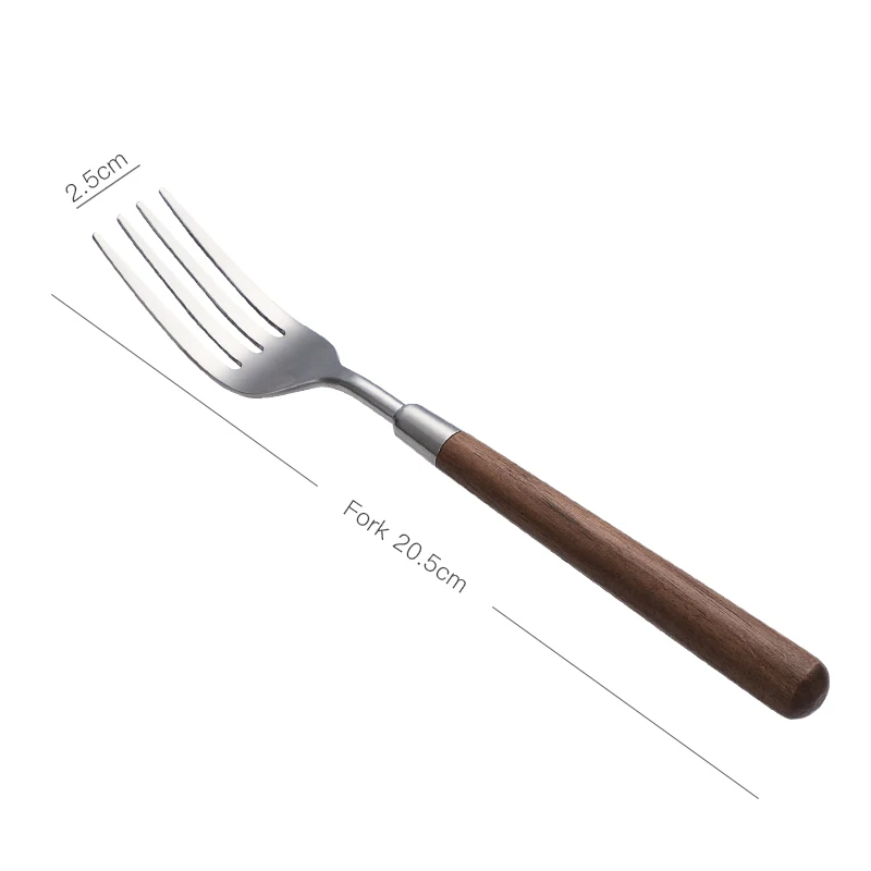 walnut wood fork