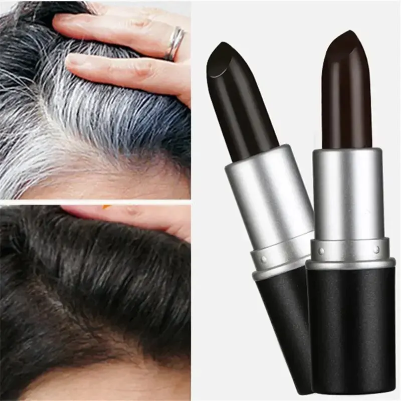 Hair Dye Stick 1PCS Hair Color Pen Hair Stick Lasting Fast Temporary Dye To Cover White Temporary Dye Mascara Non-toxic