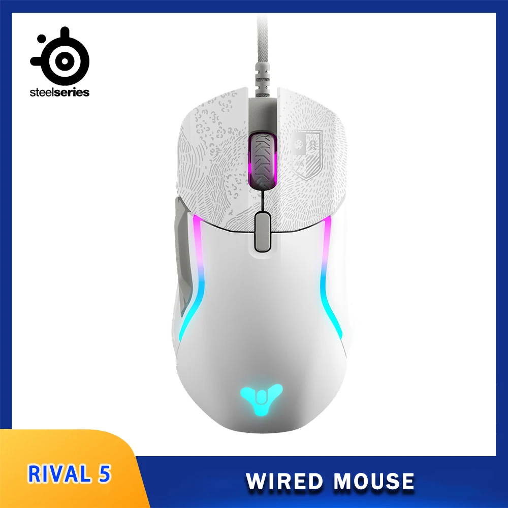 Steelseriesrival5destinoediojogomouseexclusivoediolimitada