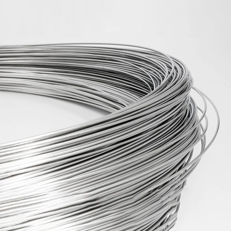 L = 5/10 Meters Diameter 0.1mm-2.0mm 304 Stainless Steel Wire Soft/Hard Steel Wire Single Strand Lashing Round Bright stainless steel wire rope steel wire rope beading wire